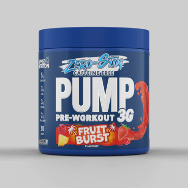 PUMP 3G ZERO STIM - CAFFEINE FREE PRE-WORKOUT 375G